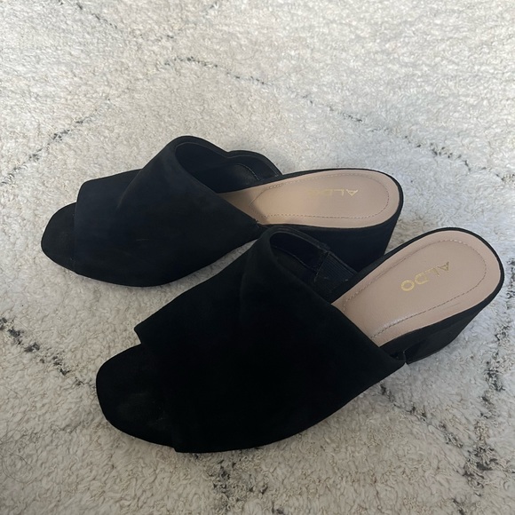 ALDO Black Sandals (Size 6.5) - Picture 5 of 10